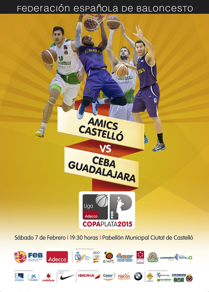 Cartel Copa Adecco Plata 2015